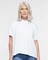 Women’s Hi-Lo Crewneck Short Sleeve Tee for Chic, Casual & Elegant Everyday Wear